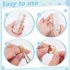 6 Styles Iron & 2Pcs Brass Open Jump Rings IFIN-ME0001-14G-3