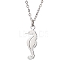 Non-Tarnish Ocean Theme Pendant Necklaces NJEW-JN04871-4