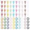 400Pcs Alloy Screw Eye Pin Peg Bails FIND-TA0007-89-1