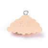 Bread Theme Resin Pendants RESI-K009-13P-15