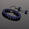 New Colorful Bracelet Black Gallstone Crafts Handmade Handmade Bracelet Colorful Peacock Stone Bracelet Ball Jewelry HN2322-9-1