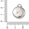 12 Constellations 304 Stainless Steel Pendants STAS-F354-01P-10-3