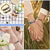 12Pcs Adjustable Braided Nylon Cord Macrame Pouch Bracelet Making AJEW-SW00010-05-6