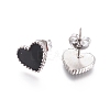 304 Stainless Steel Stud Earrings EJEW-I235-04P-A-3