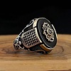 Alloy with Rhinestone Finger Rings FS-WGE36E4-01-1