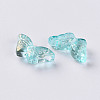 Transparent Spray Painted Glass Beads GLAA-S190-018A-04-3
