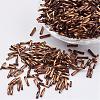 Glass Twisted Bugle Beads SEED-E002-9mm-881#-1