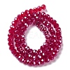 Baking Electroplate Glass Beads Strands LS-DGLA-A039-J10mm-B02-2