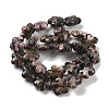 Natural Rhodonite Beads Strands G-F769-S01-01-3