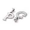 Non-Tarnish 304 Stainless Steel Pendants STAS-F106-95P-01-2