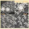 3D Flower Pattern Rayon & Polyester Sew on Appliques DIY-WH0308-361-6