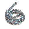 Synthetic Moonstone Beads Strands G-F142-8mm-02-2