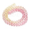Transparent Painted Glass Beads Strands DGLA-A034-T8mm-A09-5