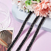 Hotfix Rhinestone Ribbon Trimming DIY-TAC0051-002B-1-5
