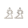 201 Stainless Steel Laser Cut Charms STAS-P428-10P-01-1