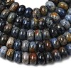 Natural Dumortierite Beads Strands G-A280-A11-02-4
