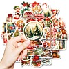 50Pcs Christmas Eve Theme Cartoon Paper Stickers X-DIY-P085-11-4