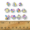 33Pcs 11 Styles CCB Plastic Large Hole Beads CCB-FS0001-12-5