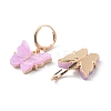 Plastic Butterfly Dangle Leverback Earrings EJEW-WH0017-53G-B-2