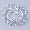 Synthetic Moonstone Beads Strands G-R375-6mm-B13-2