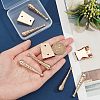 3Pcs Iron Bolo Tie Slide Clasps FIND-ANB0003-18LG-3