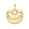 201 Stainless Steel Pendants SA-CBA6FBD-03G-1