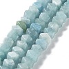 Natural Aquamarine Beads Strands G-D091-A19-1