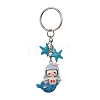 Mermaid Opaque Resin Pendant Keychain X1-KEYC-JKC00624-01-1