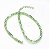 Electroplate Glass Beads Strands LS-EGLA-D020-3x2mm-23-2