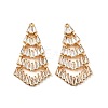 Brass Micro Pave Cubic Zirconia Pendants KK-F901-01D-G-1