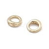 Brass Ring Charm Connectors KK-M306-04G-3