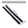 BENECREAT Polyester Yarn Invisible Zipper Fastener FIND-BC0001-57-2