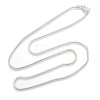 Brass Round Snake Chain Necklaces NJEW-BB10864-22-2