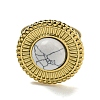 Ion Plating(IP) 304 Stainless Steel Open Cuff Rings RJEW-C079-16G-01-2