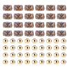 50Pcs Natural Picture Jasper Beads G-TAD0001-12-2