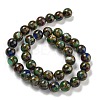 Synthetic Gold Clinquant Stone Beads Strands G-P549-A01-02B-2