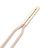 Brass Hair Fork Findings KK-F830-02KCG-3