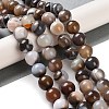 Natural Striped Agate/Banded Agate Beads Strands G-Z060-A01-C14-2