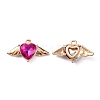 Zinc Alloy Rhinestone Pendants ALRI-TAC0003-24L-2