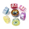 UV Plating Opaque Acrylic Beads AC-CBAC174-01-1