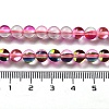 Synthetic Moonstone Beads Strands G-P528-J01-10-4