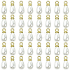 96Pcs ABS Plastic Imitation Pearl Pendants KY-SC0002-32G-1
