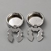 Brass Cufflinks BUTT-WH0034-16P-1