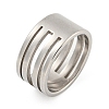 304 Stainless Steel Rings RJEW-A034-10P-1