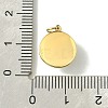 Ion Plating(IP) 304 Stainless Steel Pave Shell Pearl Half Round Charms with Jump Rings FIND-Z028-37G-3