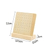 56 Holes Wood Earring Displays Stands with Base PW-WGDCDC5-02-1