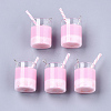 Glass Bottle Pendant Decorations GLAA-S181-13B-1