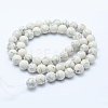 Synthetic Howlite Bead Strand G-E439-6mm-01C-2