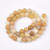 Natural Topaz Jade Beads Strands G-S259-45-6mm-2