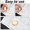 8Pcs 2 Styles Alloy Cufflinks BUTT-GA0001-34G-3